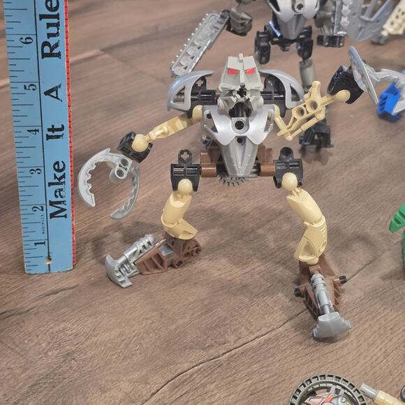 Lego Bionicle Technic Robo Takanuva Rahkshi Pohatu Nuva Bohrok Pahrak Krana Lot - Picture 6 of 13